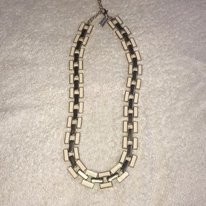 The Limited | Gold/ Cream Linked Necklace